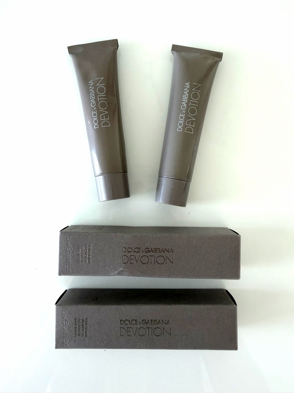 Dolce & Gabbana DEVOTION Shower Gel for Men 0.84 fl oz | 25ml SEALED TUBE 2 PC